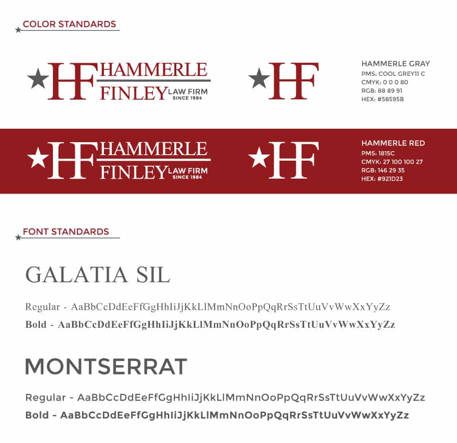 logo standards hammerle law firm