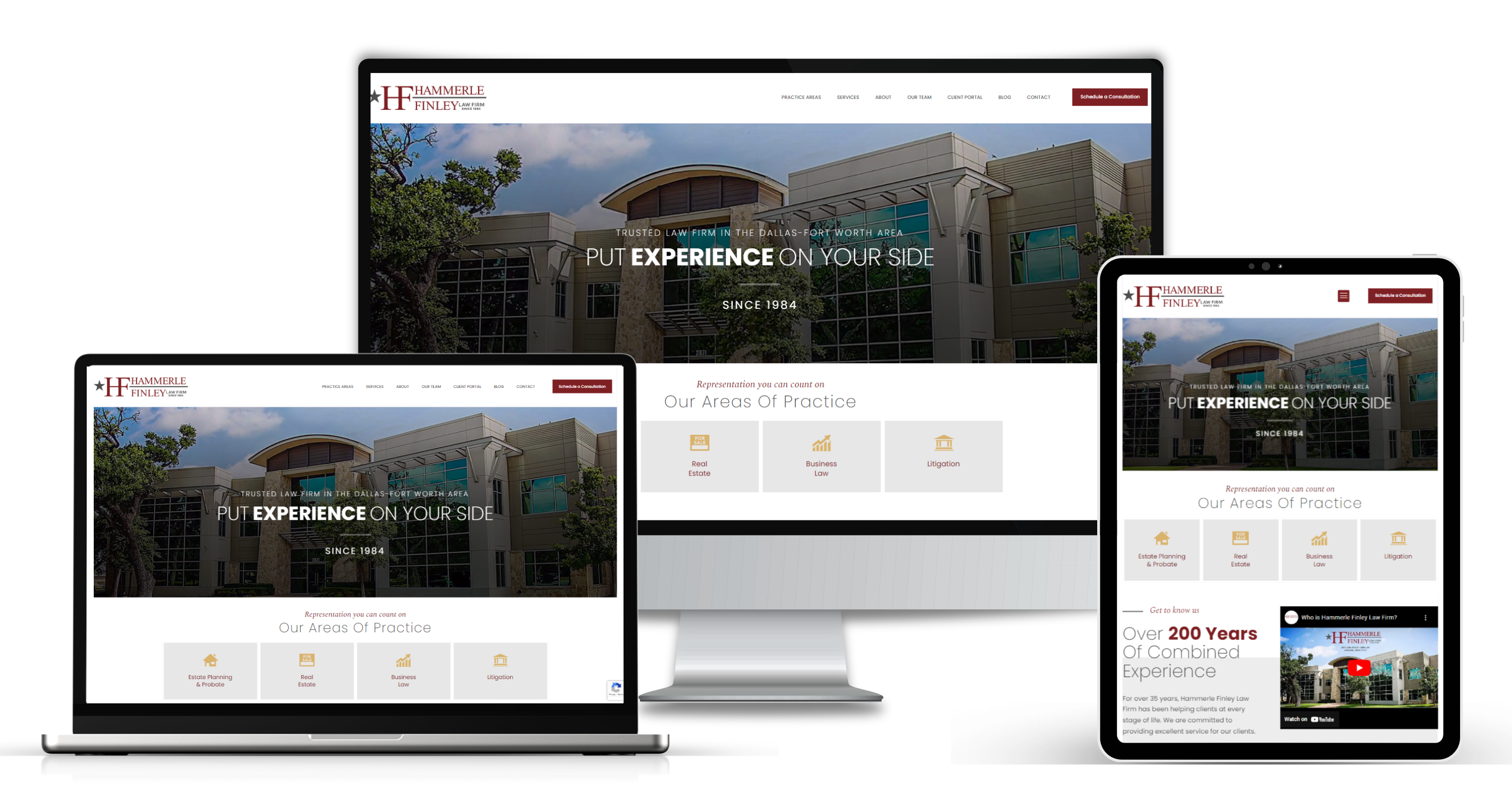 Hammerle Law Firm Marketing Website Design