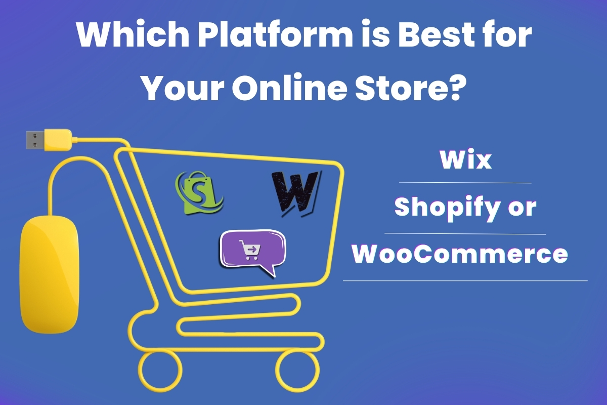 online shopping platform logos wix shopify and woocommerce - how to choose blog title